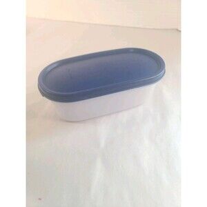 EUC Vintage Tupperware Modular Mate Container 1611-24 & Lid 1616-21 Blue